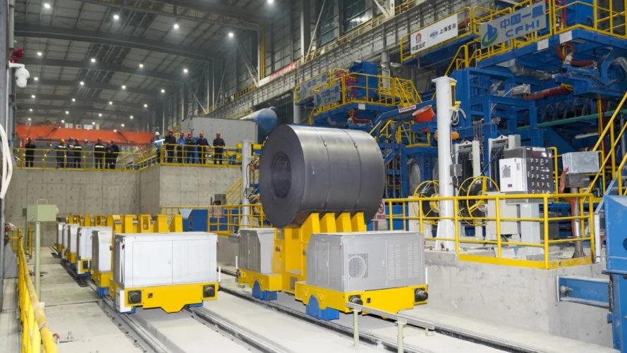 永锋临港精品板材项目热试一次成功